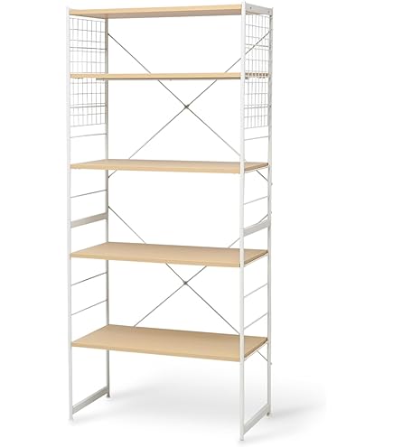 Amazon｜弘益 フリーラック6段 ブラウン VKR-6(BR) 約180×84×35cm